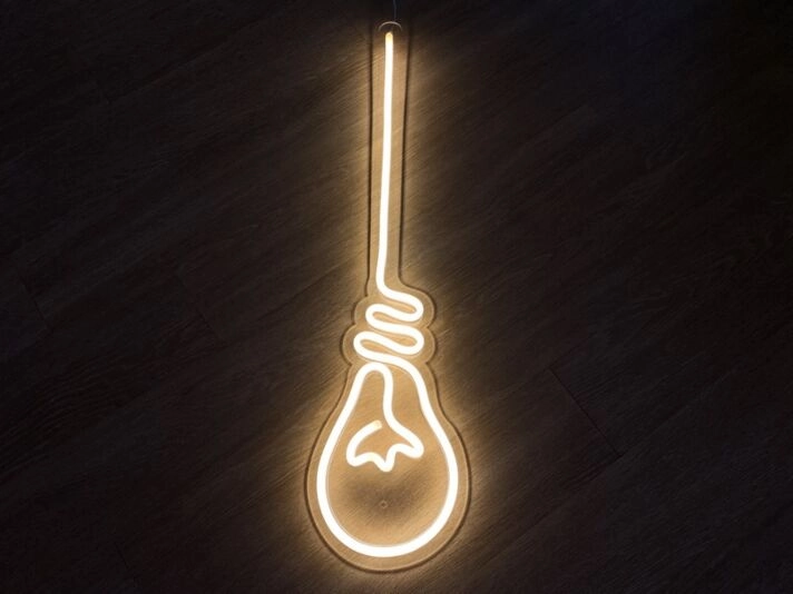 Lightbulb Neon Sign