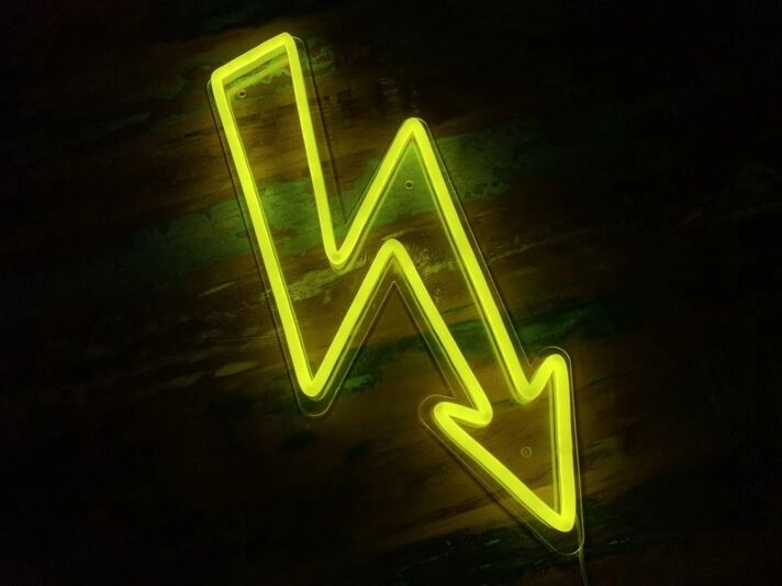 Lightning Bolt Neon Sign