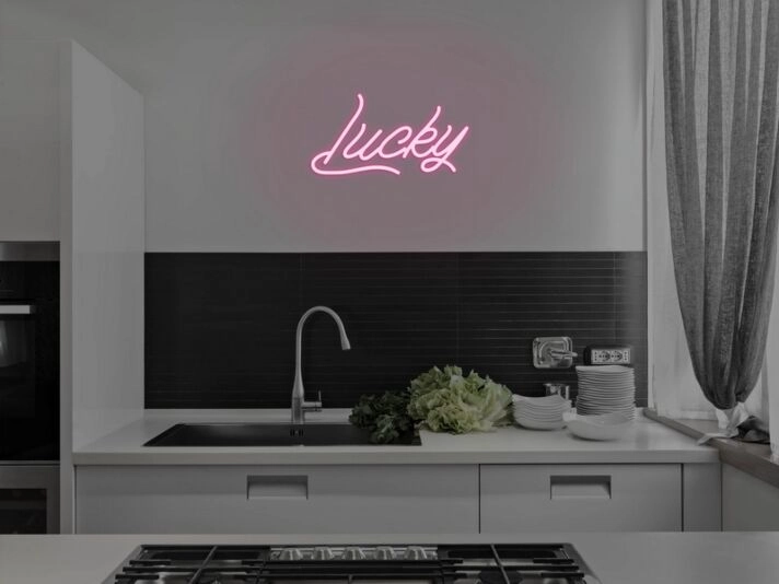 Lucky Neon Sign
