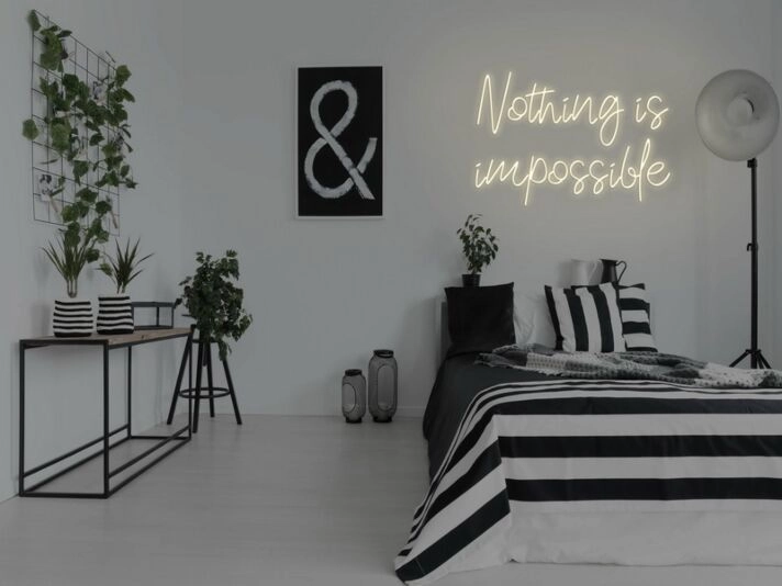 Nothing Is Impossible Neon Sign