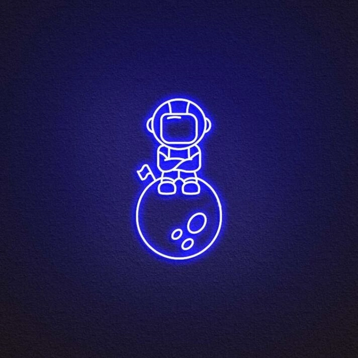 Astronaut Neon Sign