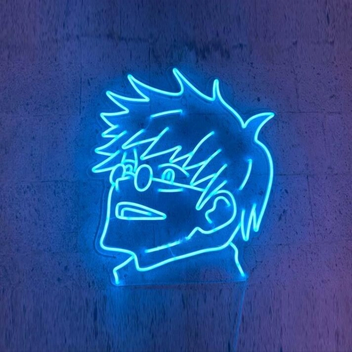 Boy With Glasses Neon Sign