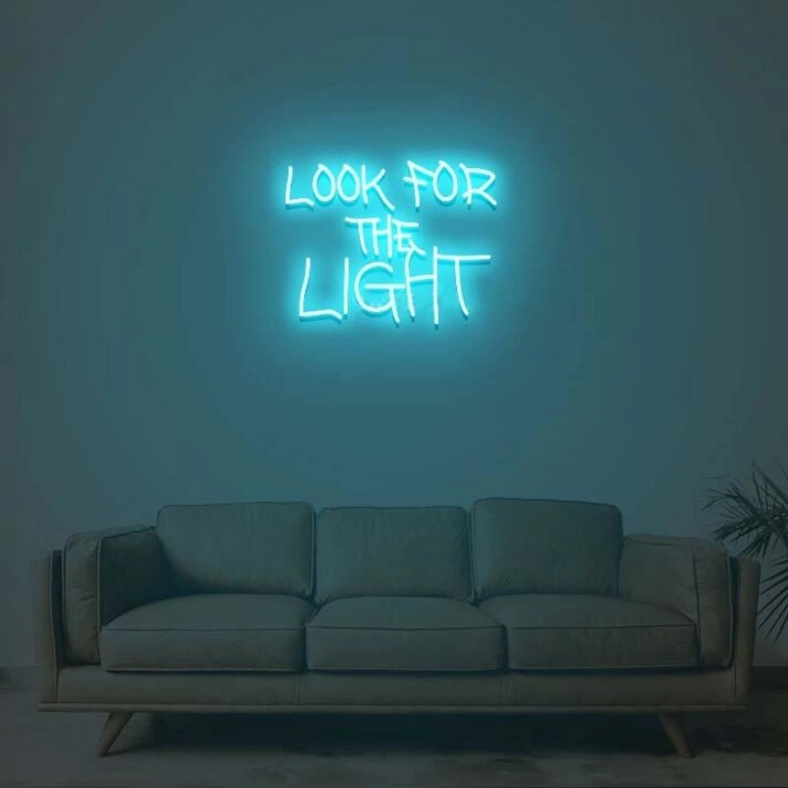 Looking For The Light 2 Neon Sign