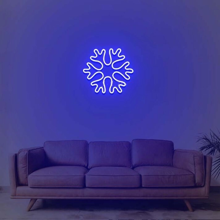Snowflake 1 Neon Sign