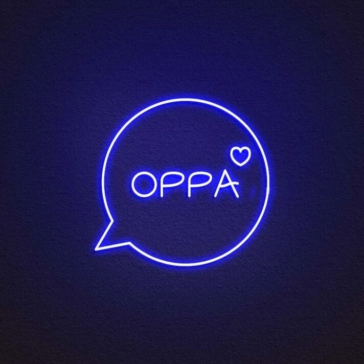 Oppa Neon Sign