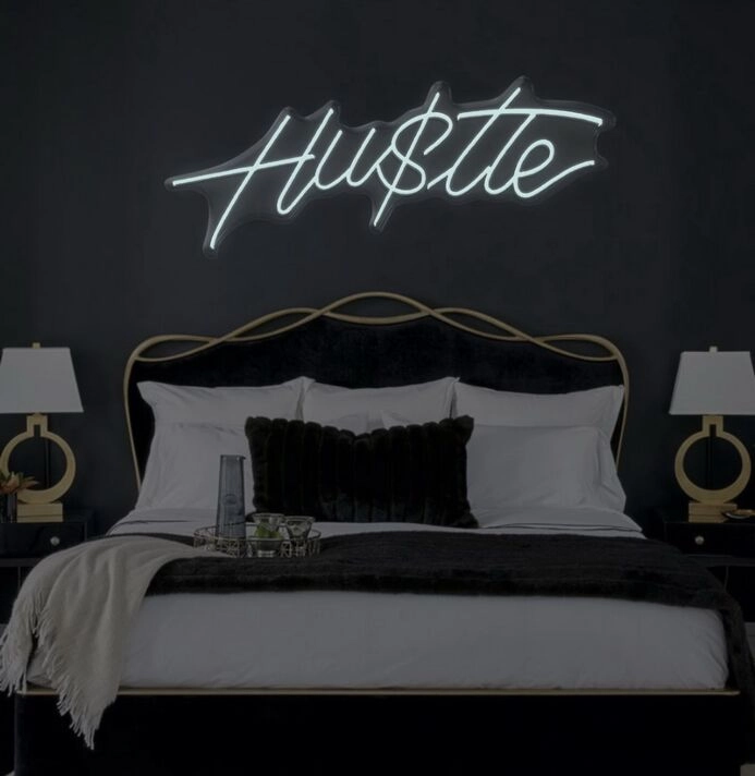 Hustle Neon Sign