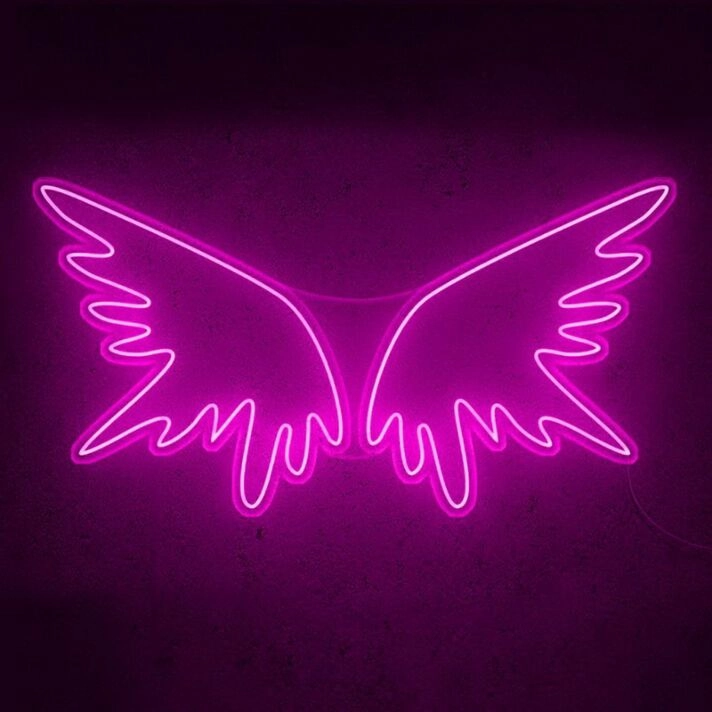 Wings Neon Sign