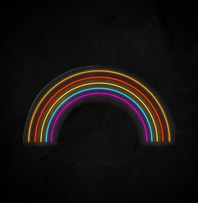 Rainbow Neon Sign