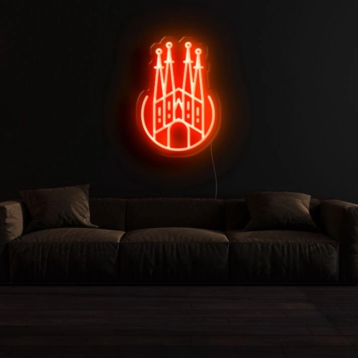 Barcelona City Icon Neon Sign