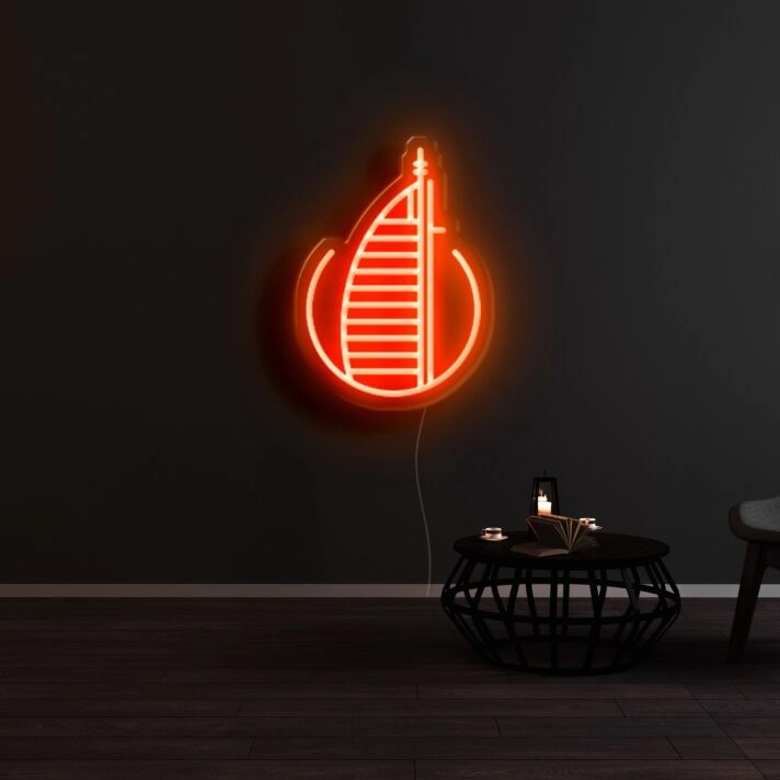 Dubai City Icon Neon Sign