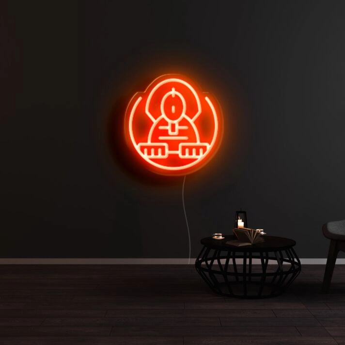 Giza Pyramid Neon Sign