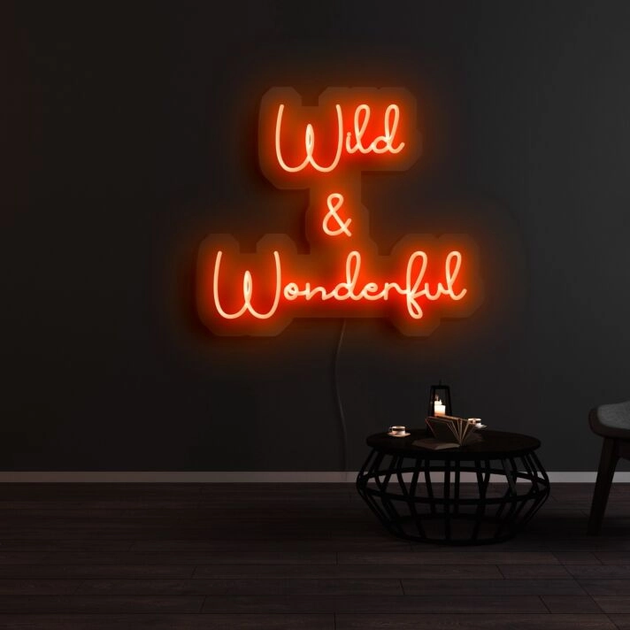 Wild Wonderful Neon Sign