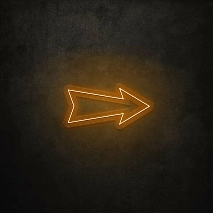 Arrow Right LED Neon Sign