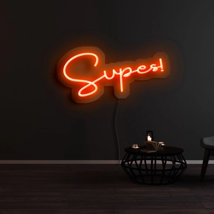 Supes Neon Sign