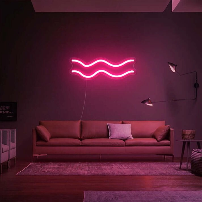 Aquarius Zodiac Neon Sign