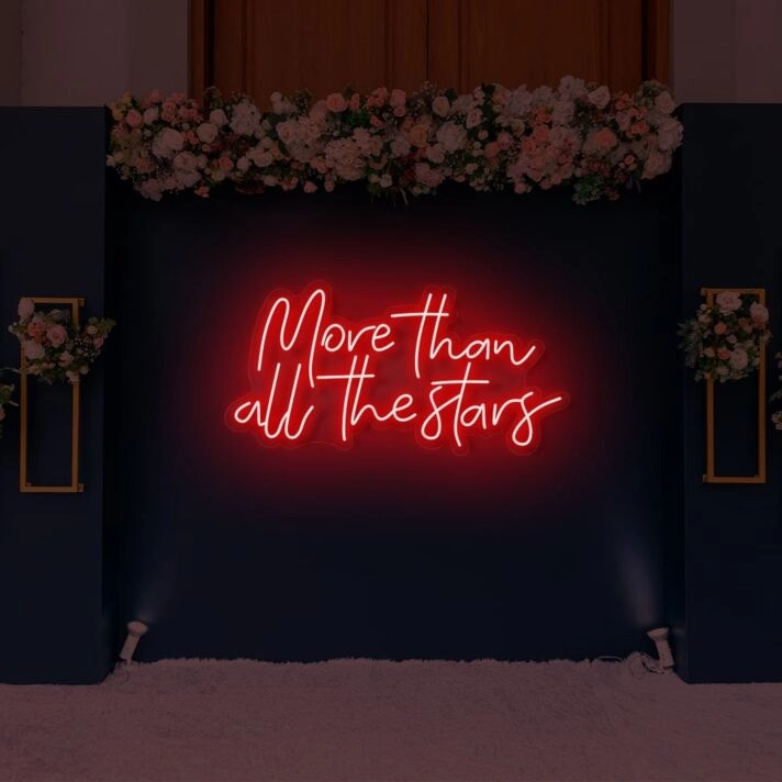 More Than All the Stars LED Neon Sign