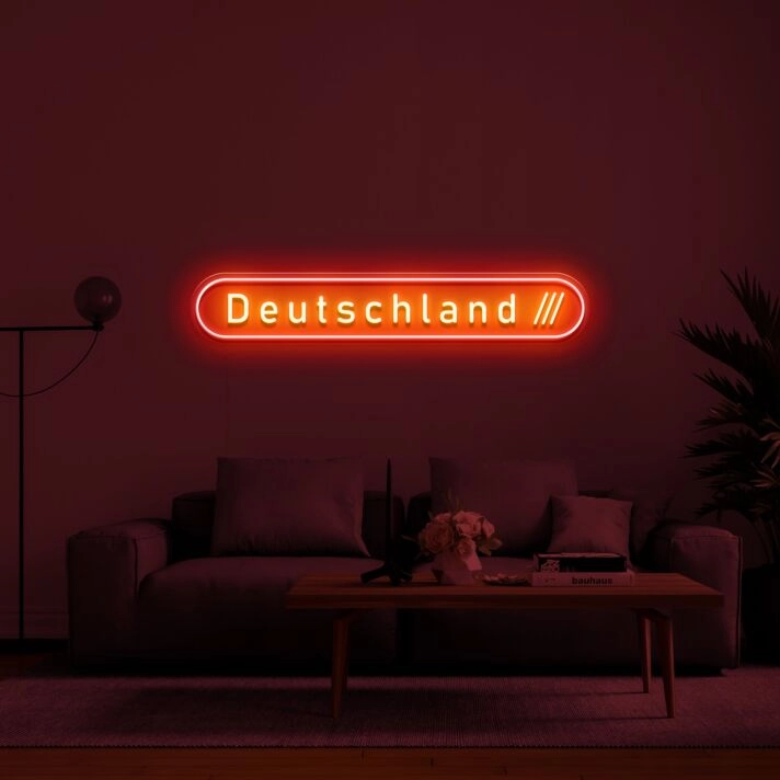 Deutschland Neon Sign