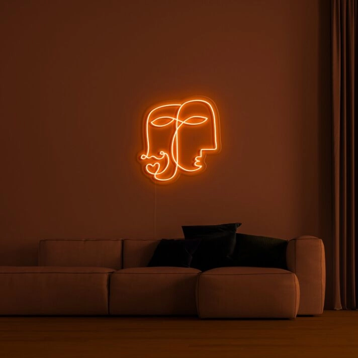 Double Face Neon Sign
