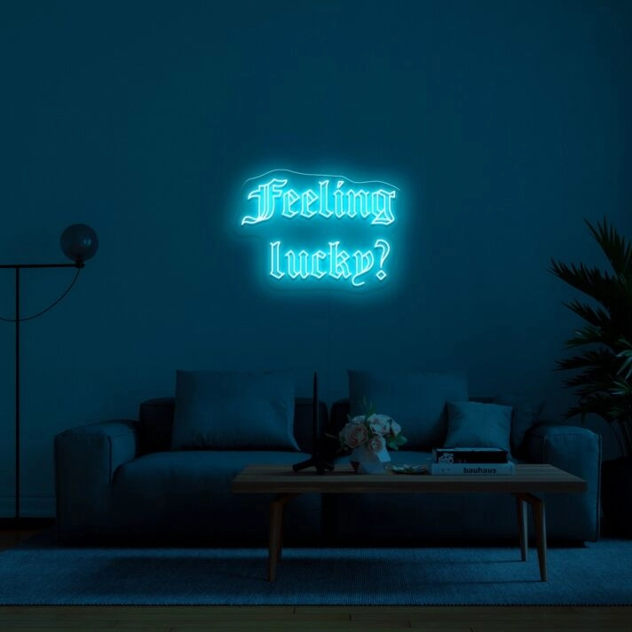Feeling Lucky Neon Sign