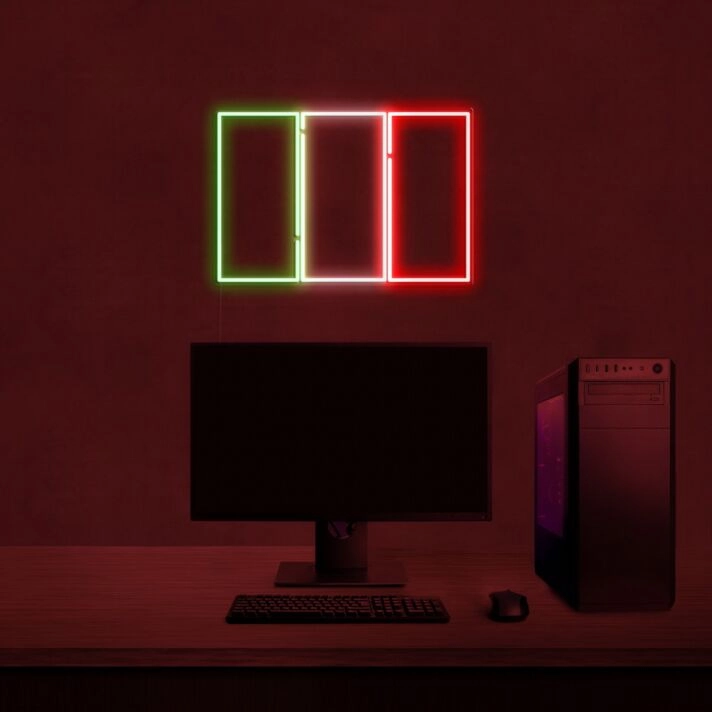 Italy Flag Neon Sign