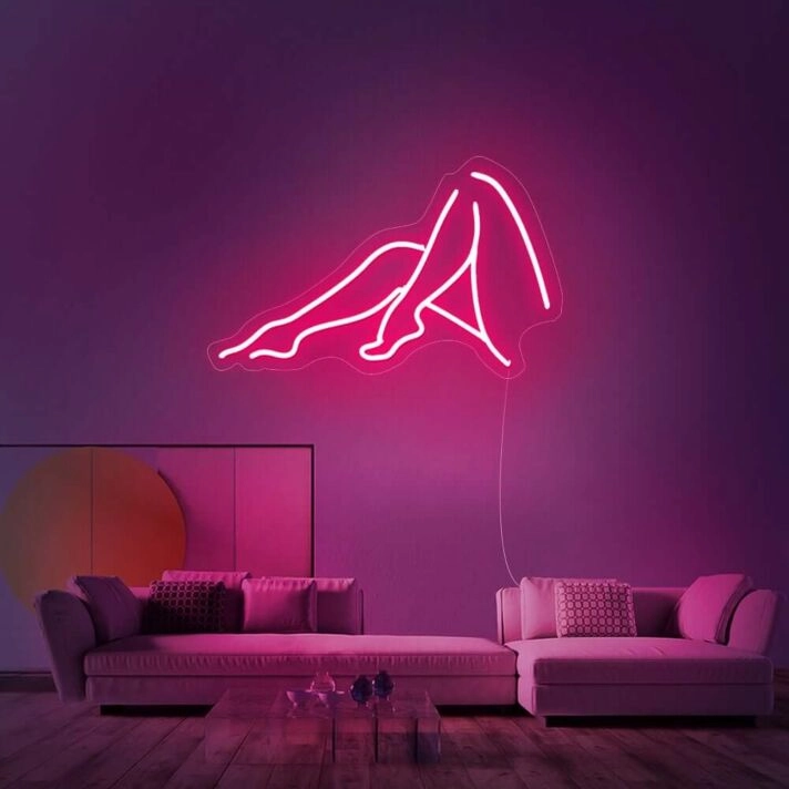 Ladys Legs Neon Sign