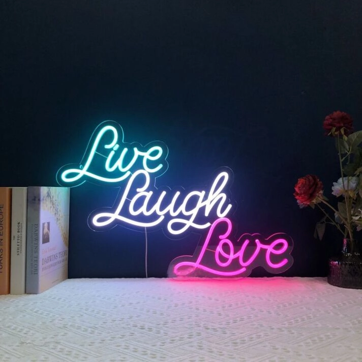 Live Laugh Love Neon Sign