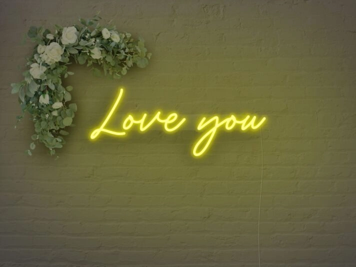 Love You Neon Sign