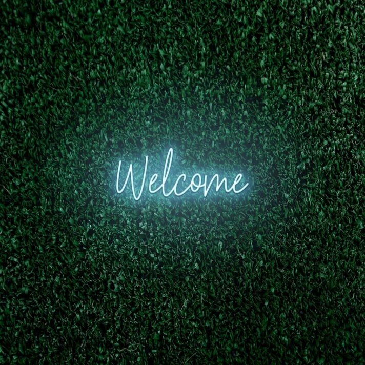 Welcome LED Sign