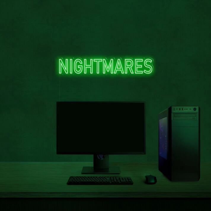 Nightmare Neon Sign