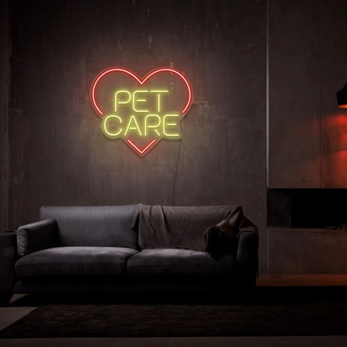 Pet Care Neon Sign
