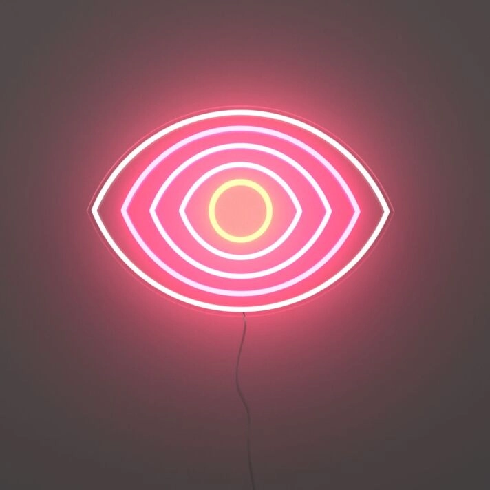 Pink Im Watching You Eye Neon Sign