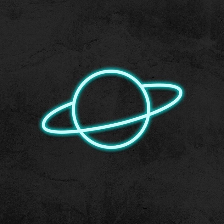 Planet Neon Sign