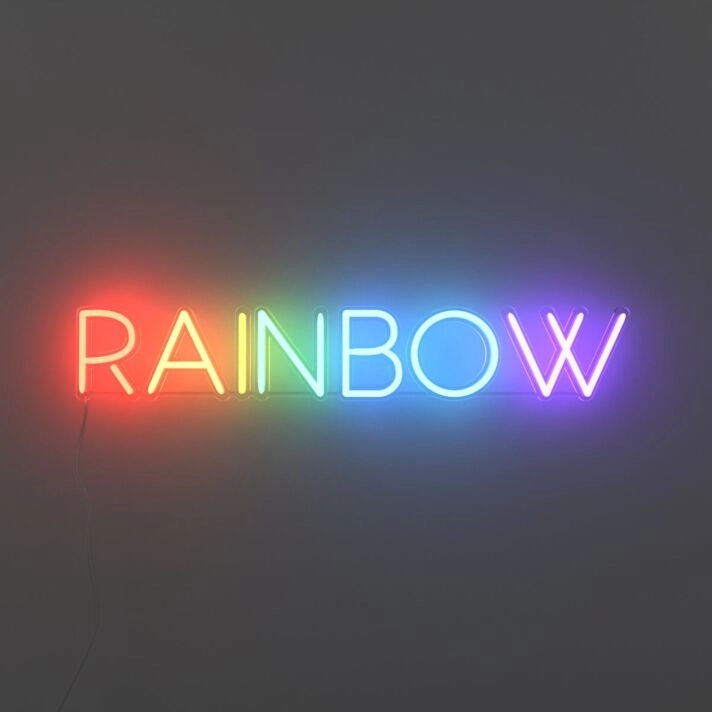 Rainbow Neon Sign