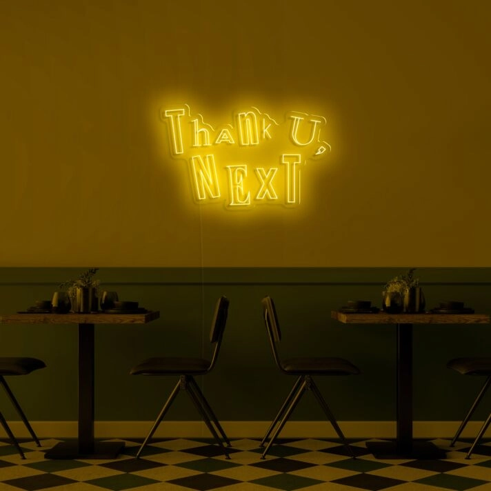 Thank U Next V1 Neon Sign