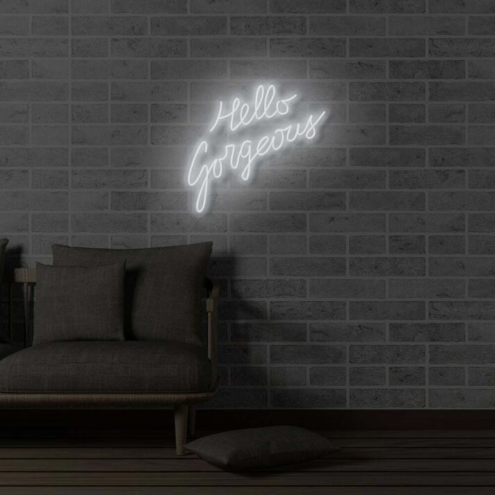 Hello beautiful LED neon sign