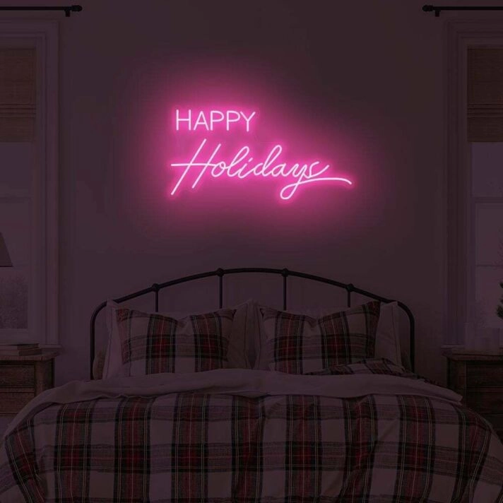Happy Holiday LED Neon Sign