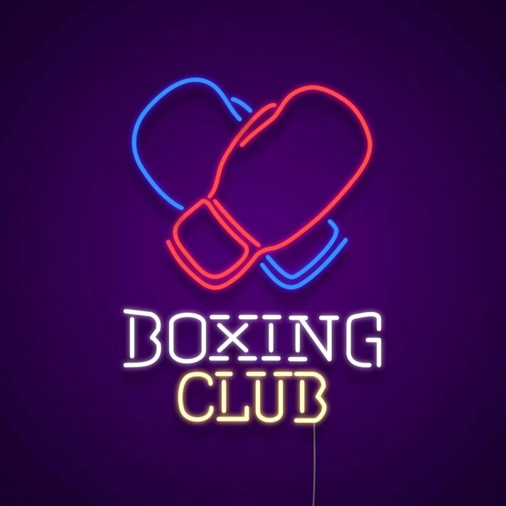 Boxing Club Neon Sign