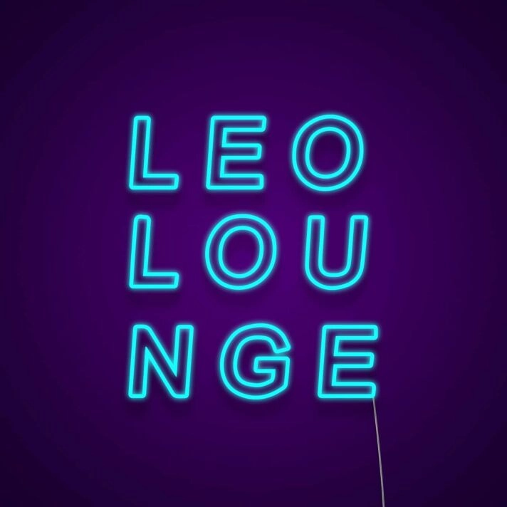 Leo Lounge Custom Neon Sign