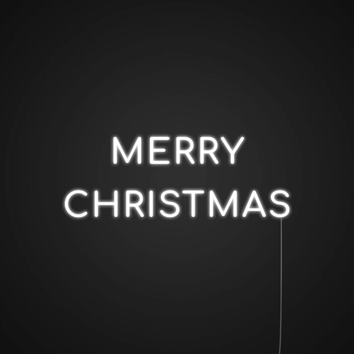 Merry Christmas Neon Sign