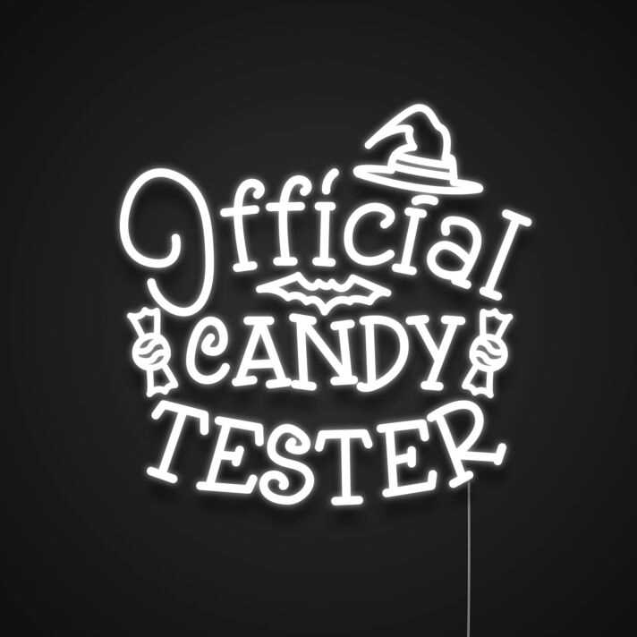 Official Candy Tester Neon Sign