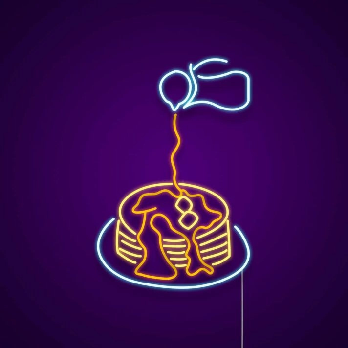Pancakes Neon Sign