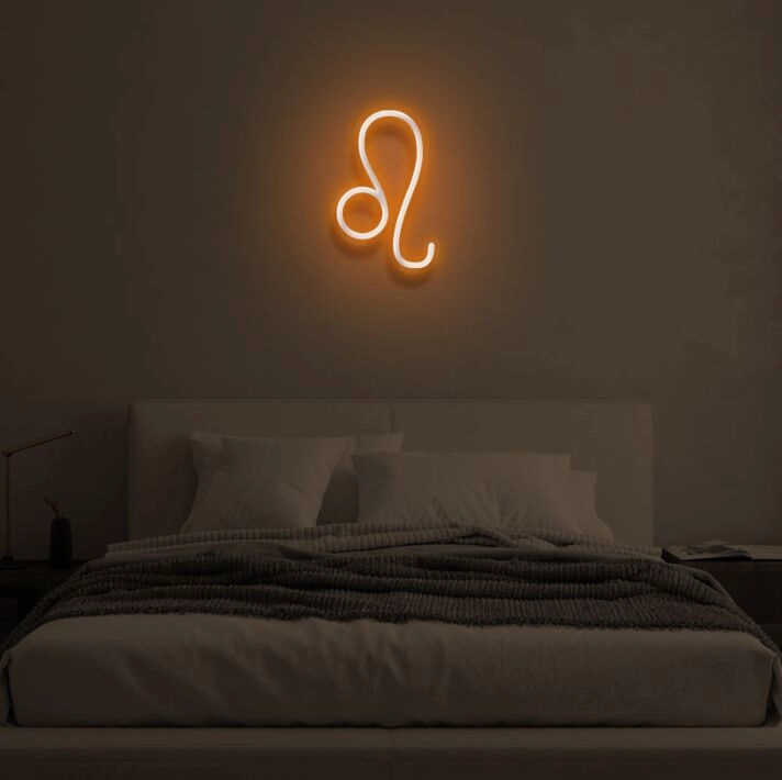 LEO" LED neon sign