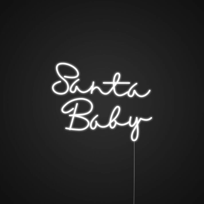 Santa Baby Neon Sign