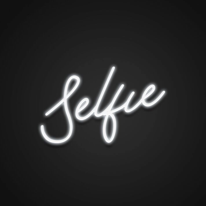 Selfie Neon Sign