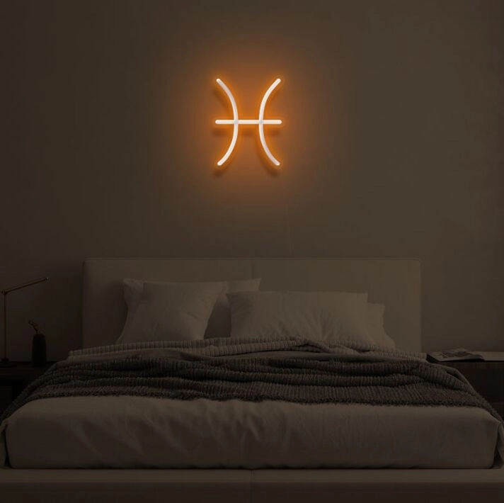 PISCES" LED neon sign