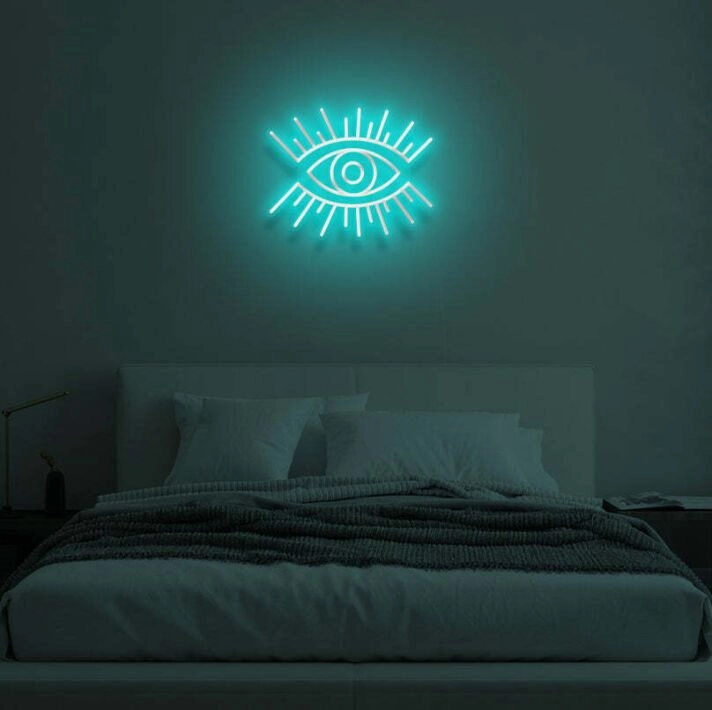 EVIL EYE" LED Neon Sign