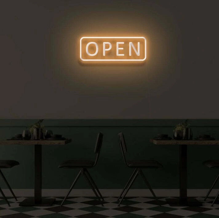 "OPEN" LED Neon Sign