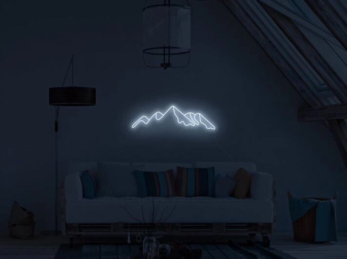 Mountain Skyline Neon Sign