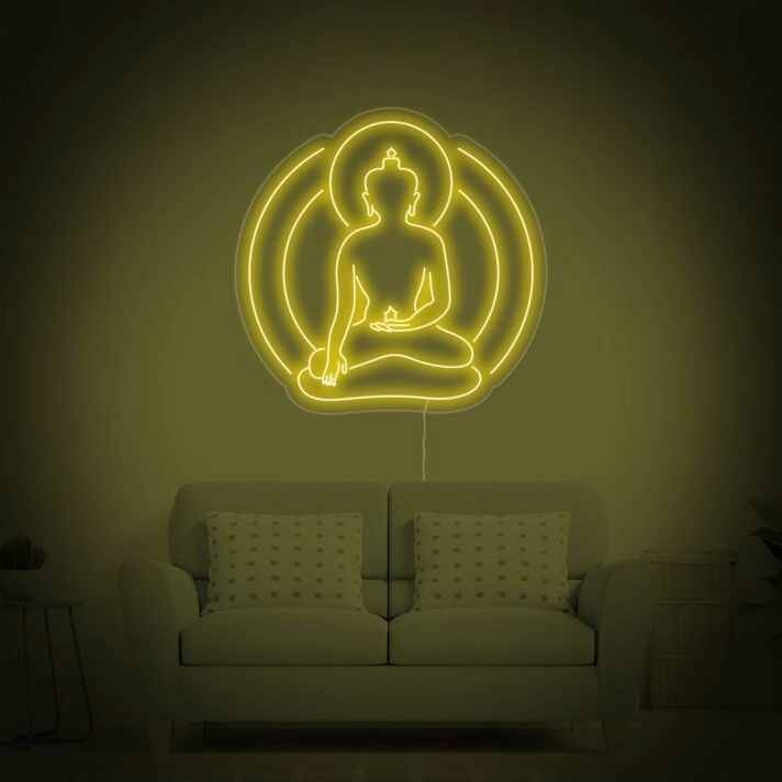 Buddha Yoga Neon Sign