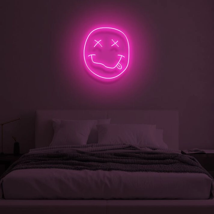 NIRVANA SMILEY FACE LED Neon Sign